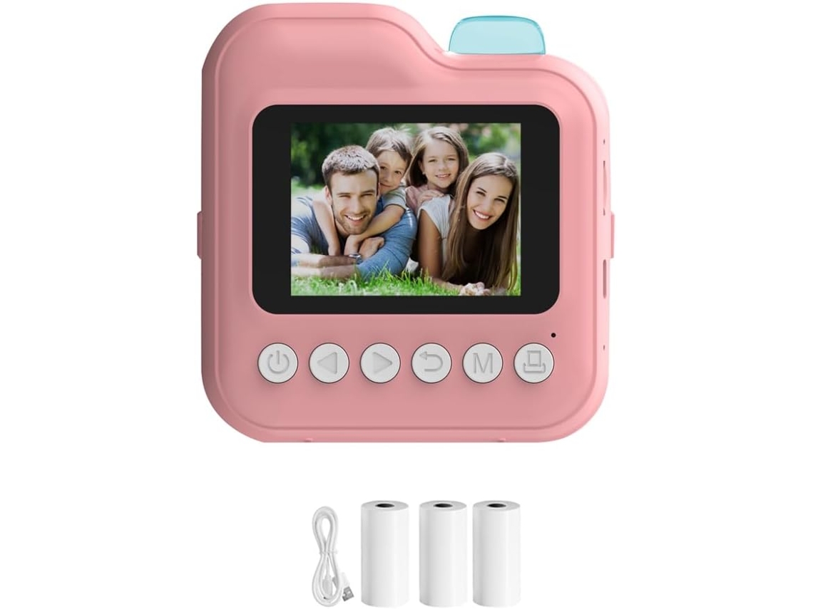 Impresora Instantánea Para Niños Y Niñas, Cámara, Regalo, Impresión Digital De Vídeo Y Fotos
