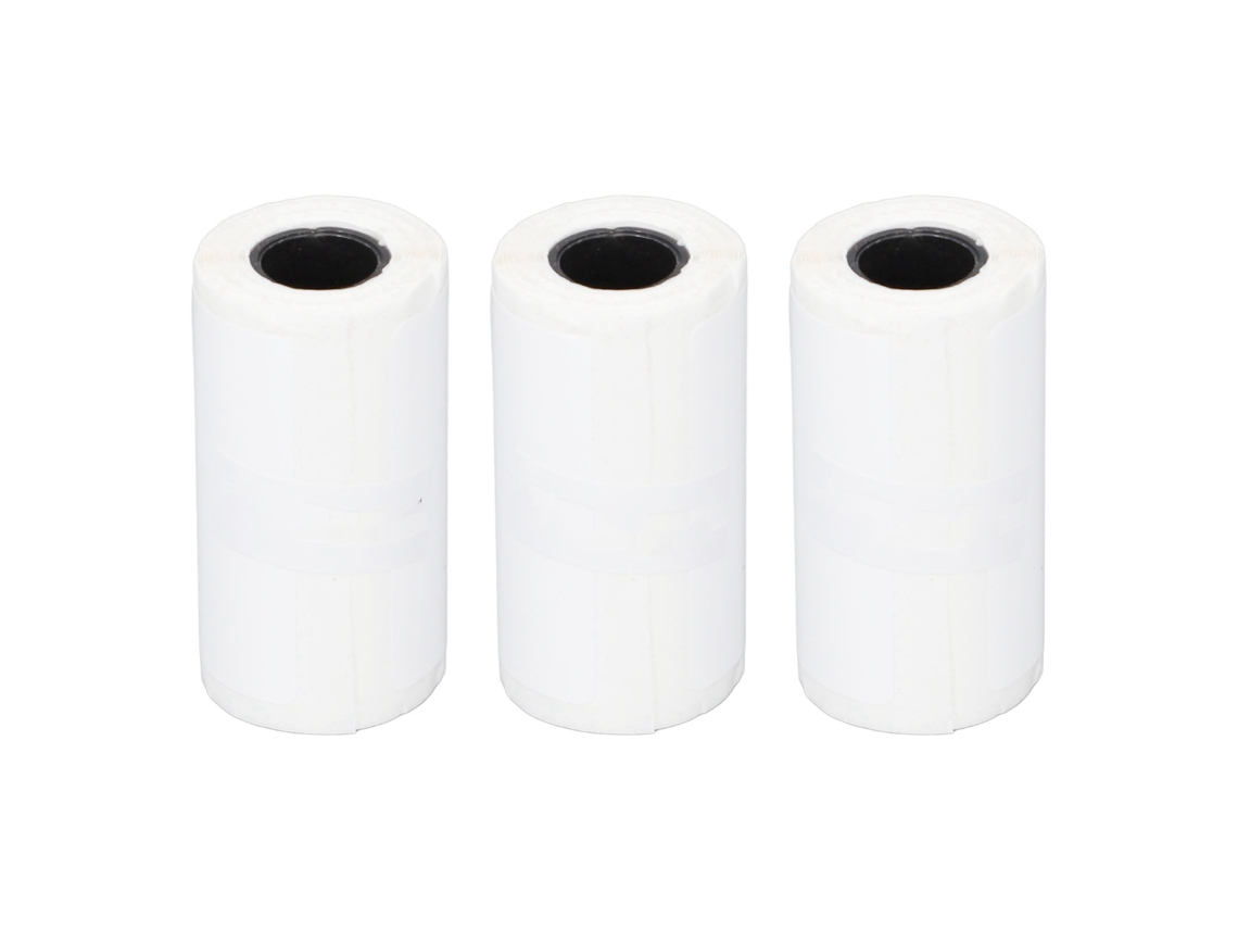 3 Rollos De Papel Térmico Autoadhesivo De 50x20 Mm, Impresión Nítida, Fácil De Despegar, Papel Térmico Para Recibos, 390 Hojas.