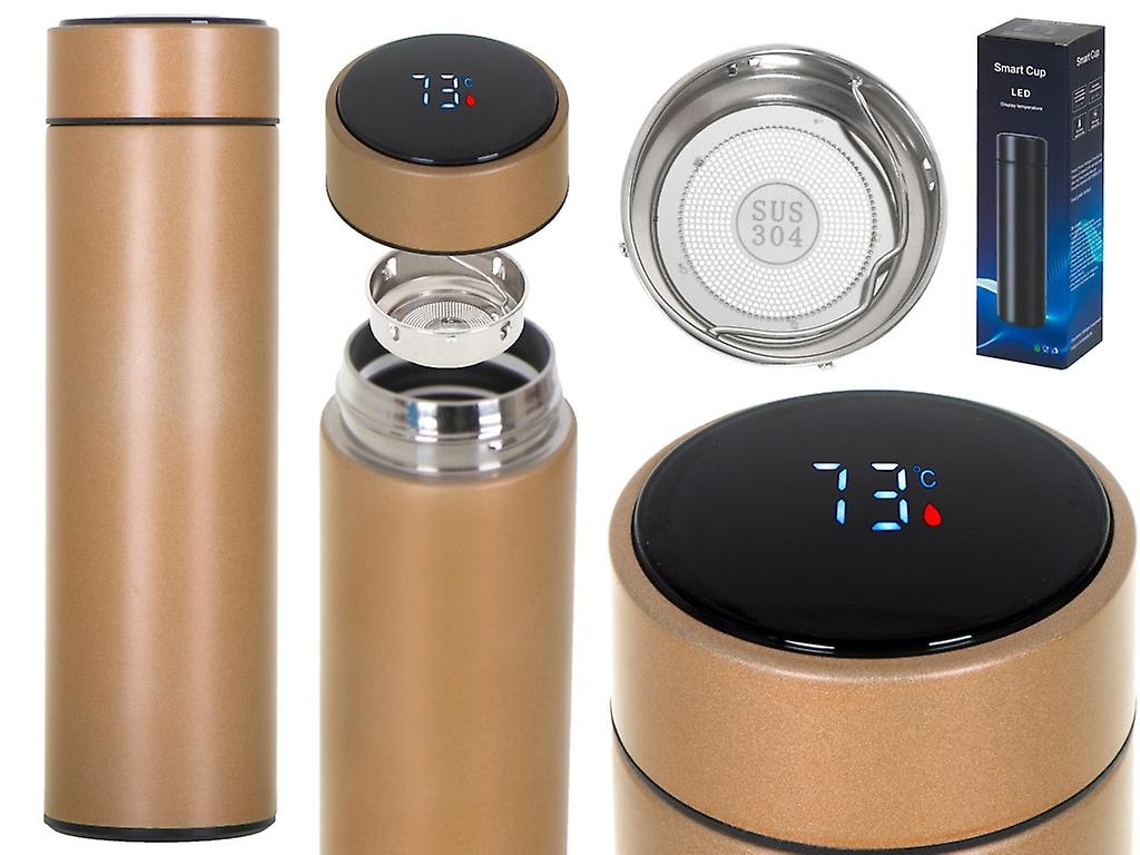 Thermosmugg Smart Led 500 ml Oro Ly Ebike
