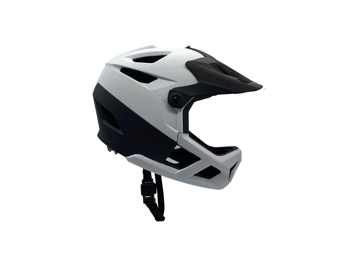 2026-casco De Bicicleta De Montaña De Cara Completa Para Hombres Y Mujeres Con Visera Ajustable Y Puerto Para Gafas 55-59cm Resistente A Impactos