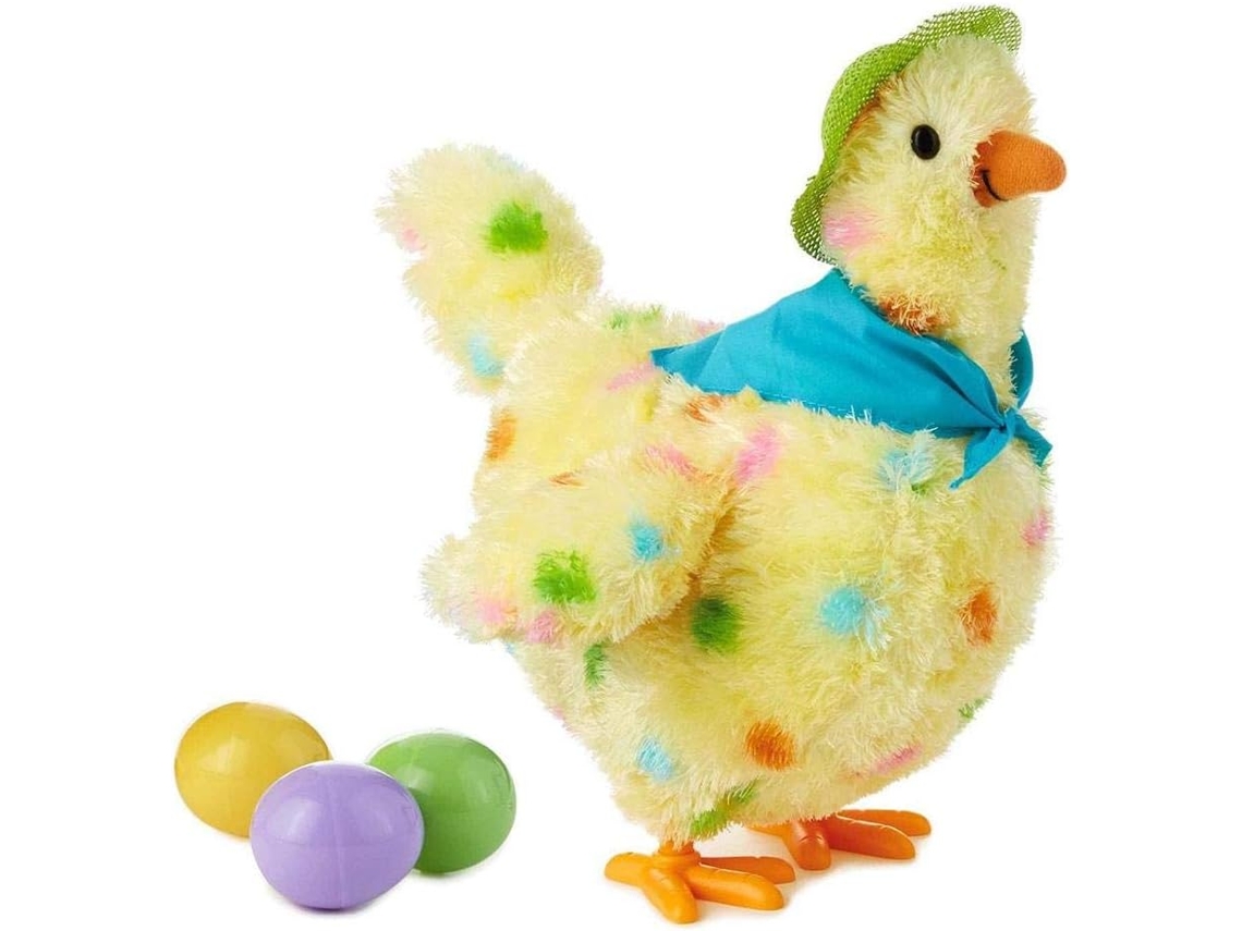 Brinquedo de Postura de Ovos de Galinha Lendário Brinquedo de Pelúcia de Galinha Eletrônico Interativo Brinquedos de Pelúcia Brinquedos