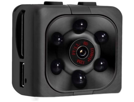 Mini cámara espía HD 1080P Mini cámara espía con grabación de audio y video Visión nocturna Detección de movimiento Azul