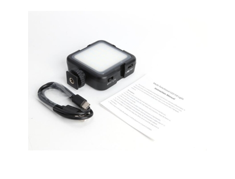 42 LED recargable 6000k luz de video 5.5W cámara fotografía luz lámpara de relleno estudio foto accesorios negro