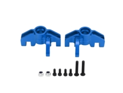 2 Unidades De Copas De Dirección Profesionales De Aleación De Aluminio Para Coches Rc Losi Hammer Rey U4 Rock Racer 1/10 Azul Oscuro