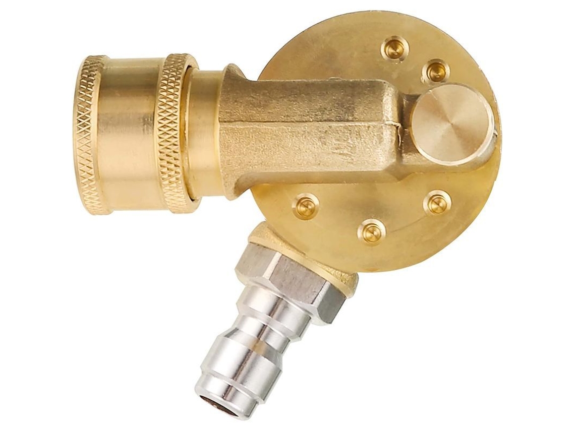 Boquilla Para Limpieza De Desagües, Acoplamiento Giratorio Para Hidrolavadora Con Conexión Rápida De 1/4".