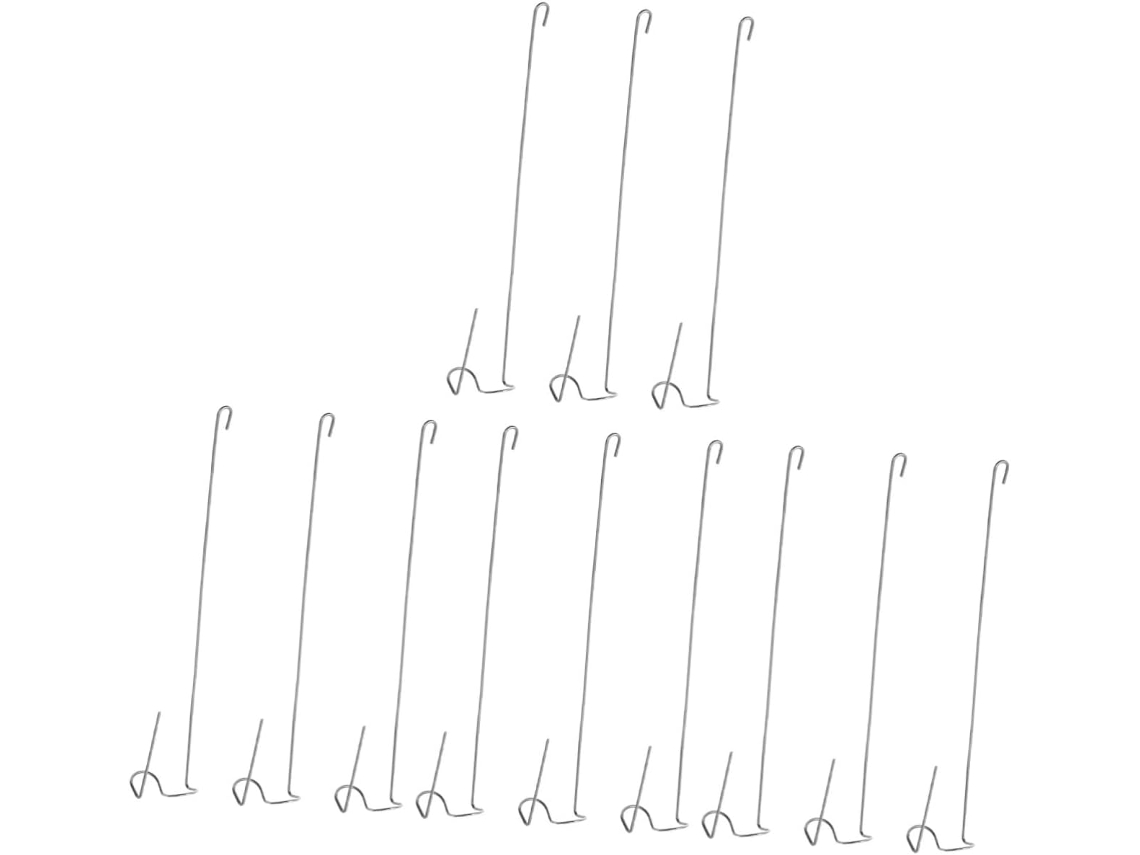 Inoomp 12 Colgadores De Acero Inoxidable Para Plantas De Aire, Soportes Colgantes Para Tillandsia, Ganchos Decorativos