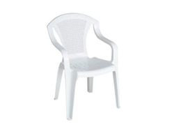 Sillon resina rejilla 8106 blanco