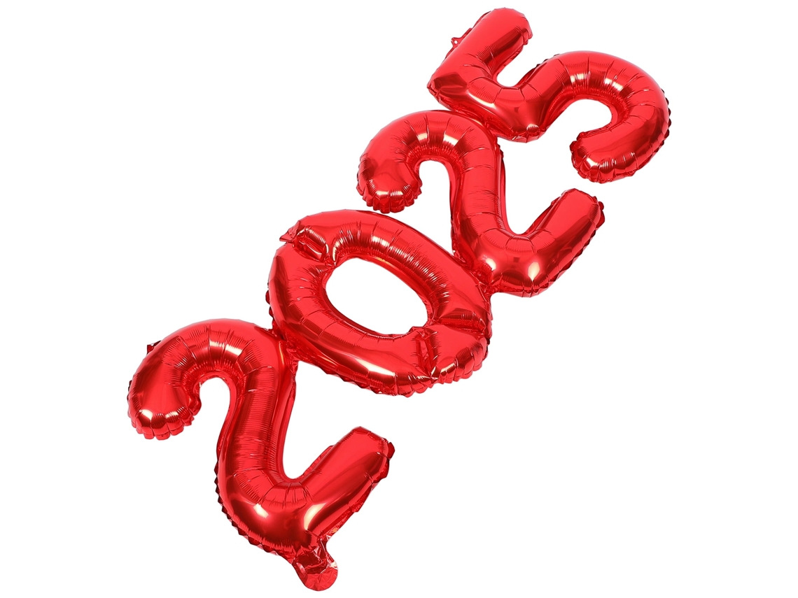 Globos 2025 Para La Fiesta De La Clase 2025. Globos De Aluminio Reutilizables Con Números, Rellenos De Aire Y Con Impresión Clara Y Brillante. Globos
