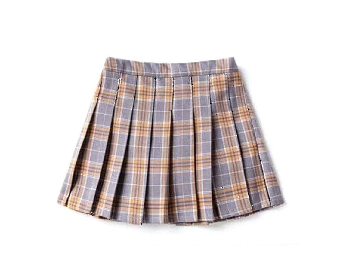 2026-falda Corta Plisada De Tenis Para Niñas Con Cintura Alta Y Cremallera, Talla 170cm (15-16 Años)