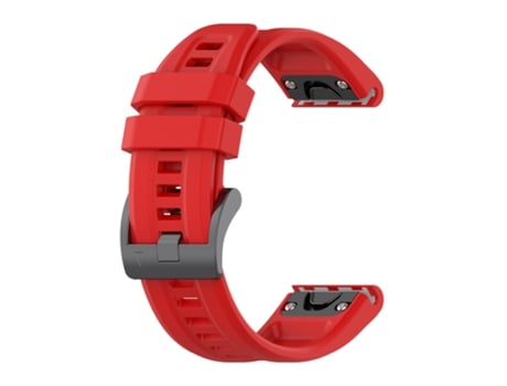 Correa de reloj inteligente para Garmin Descent MK2i 26 mm Correa de reloj deportiva de silicona de color puro (rojo)