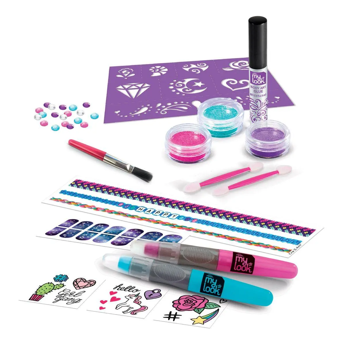 3-in-1 Glitzer-beauty-set
