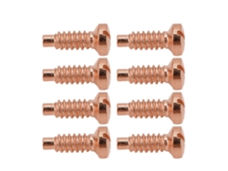8 Tornillos Para Tapa Trasera De Reloj De Acero Inoxidable En Oro Rosa