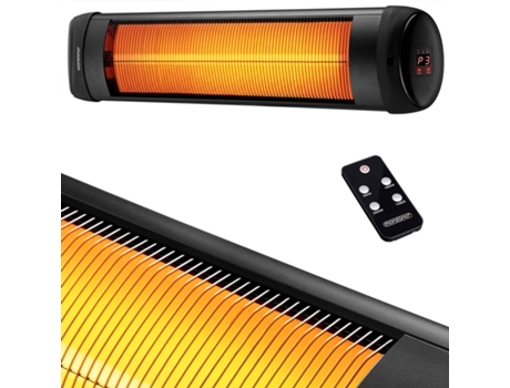 Calentador de Patio Negro 2500W Infrarrojos