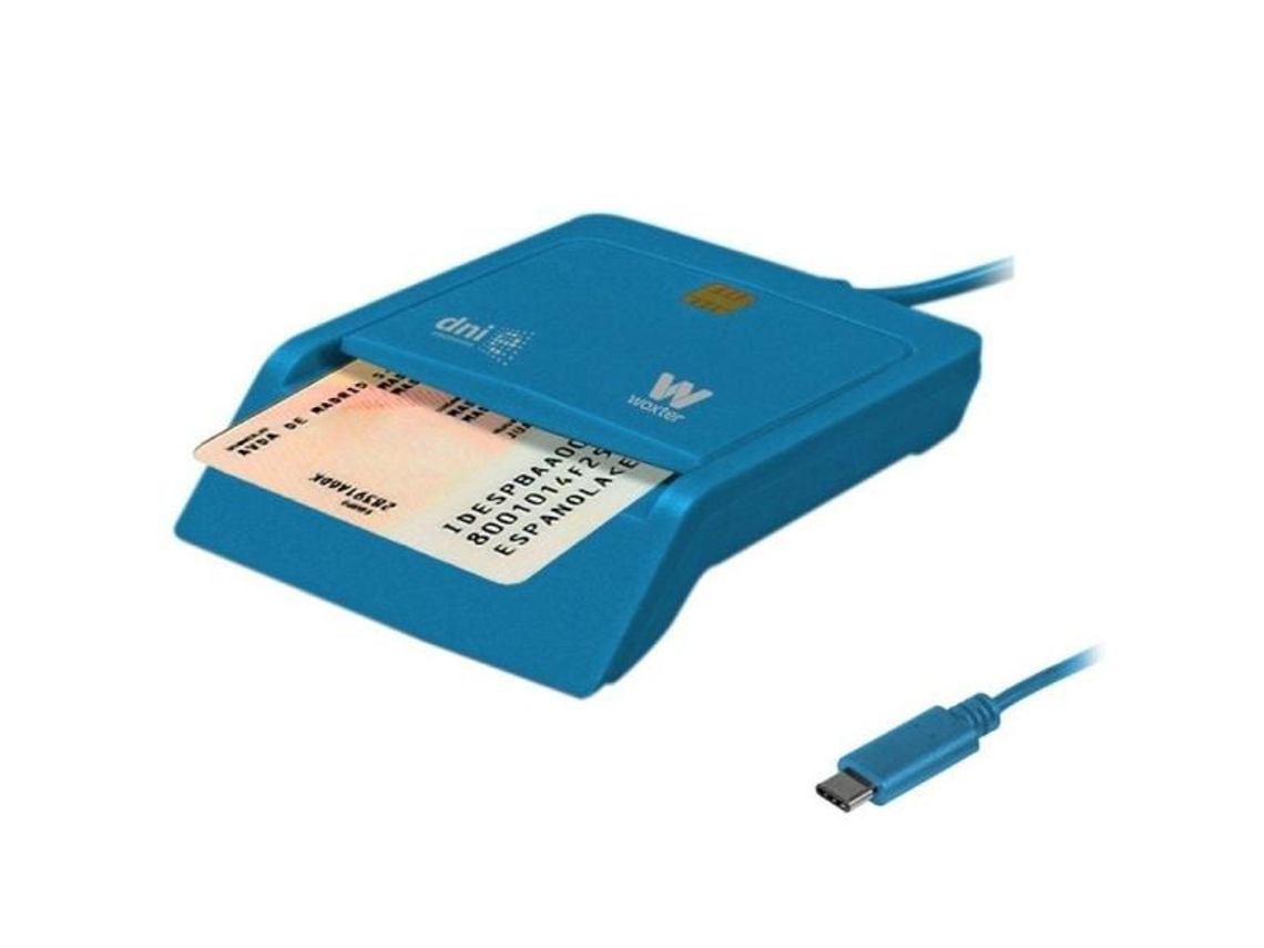 Lector de tarjetas e identificación Woxter PE26 197 USB 2.0 Azul