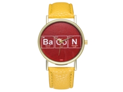 Reloj De Cuarzo Clásico Y Casual Unisex Para Parejas, Regalo (amarillo)