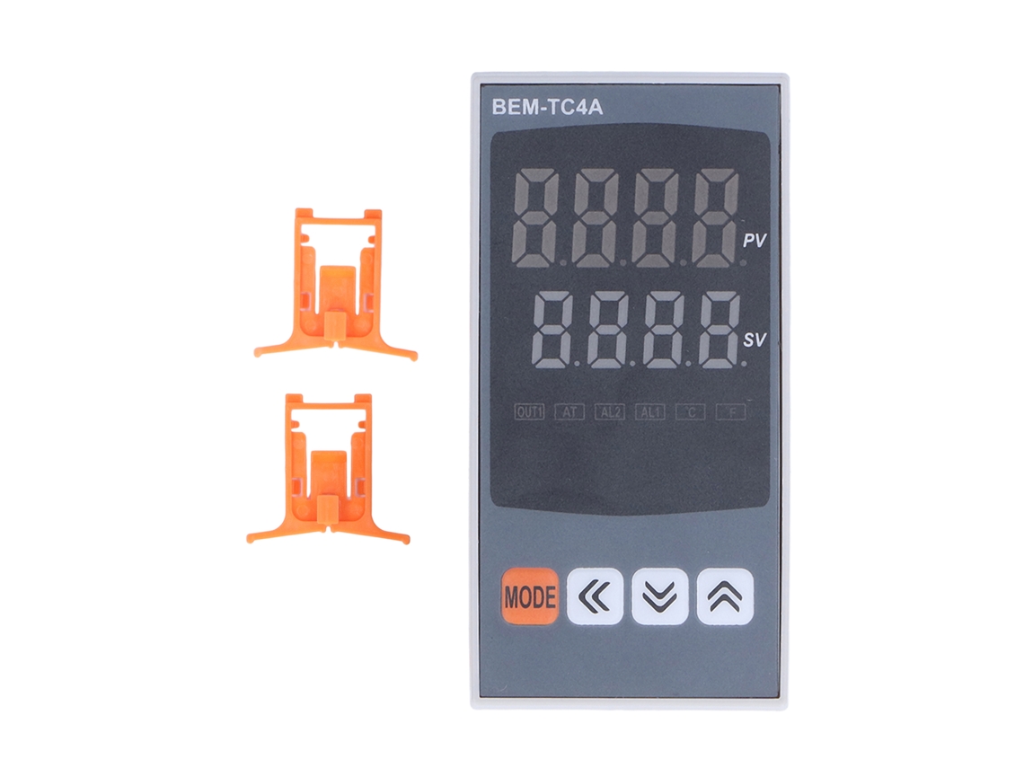 Controlador de temperatura inteligente con berma LED, ajuste PID y salida dual 100-240 V CA