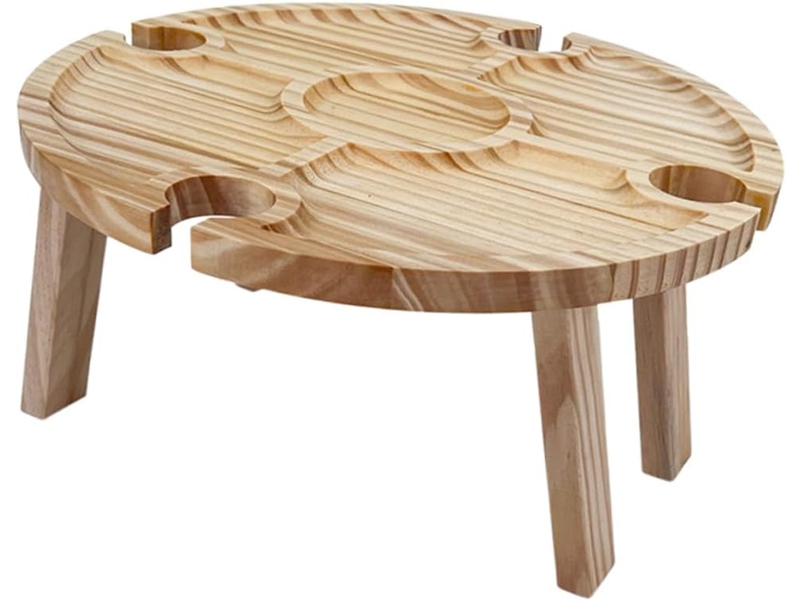 Mesa Plegable Ligera Y Compacta De Material Sintético, Ideal Para Acampar, Festivales Y Música Al Aire Libre.