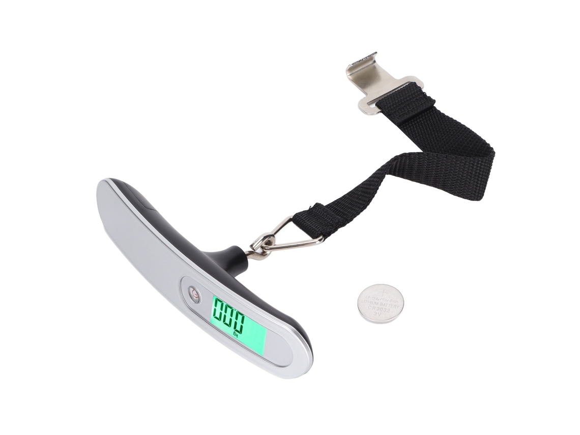 Balanza Digital Colgante De Alta Precisión De 50 Kg (110 Lb) Con Gancho Para Viajes Y Equipaje - Portátil