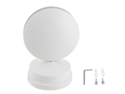 Rebe-lámpara De Pared Led 10w Redonda 360° Iluminación Para Hall Pasillo Corredor Salón Ac85‑265v Luz Blanca