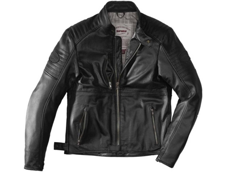 Abrigo para Hombre SPIDI Clubber Negro para Motociclismo (52)