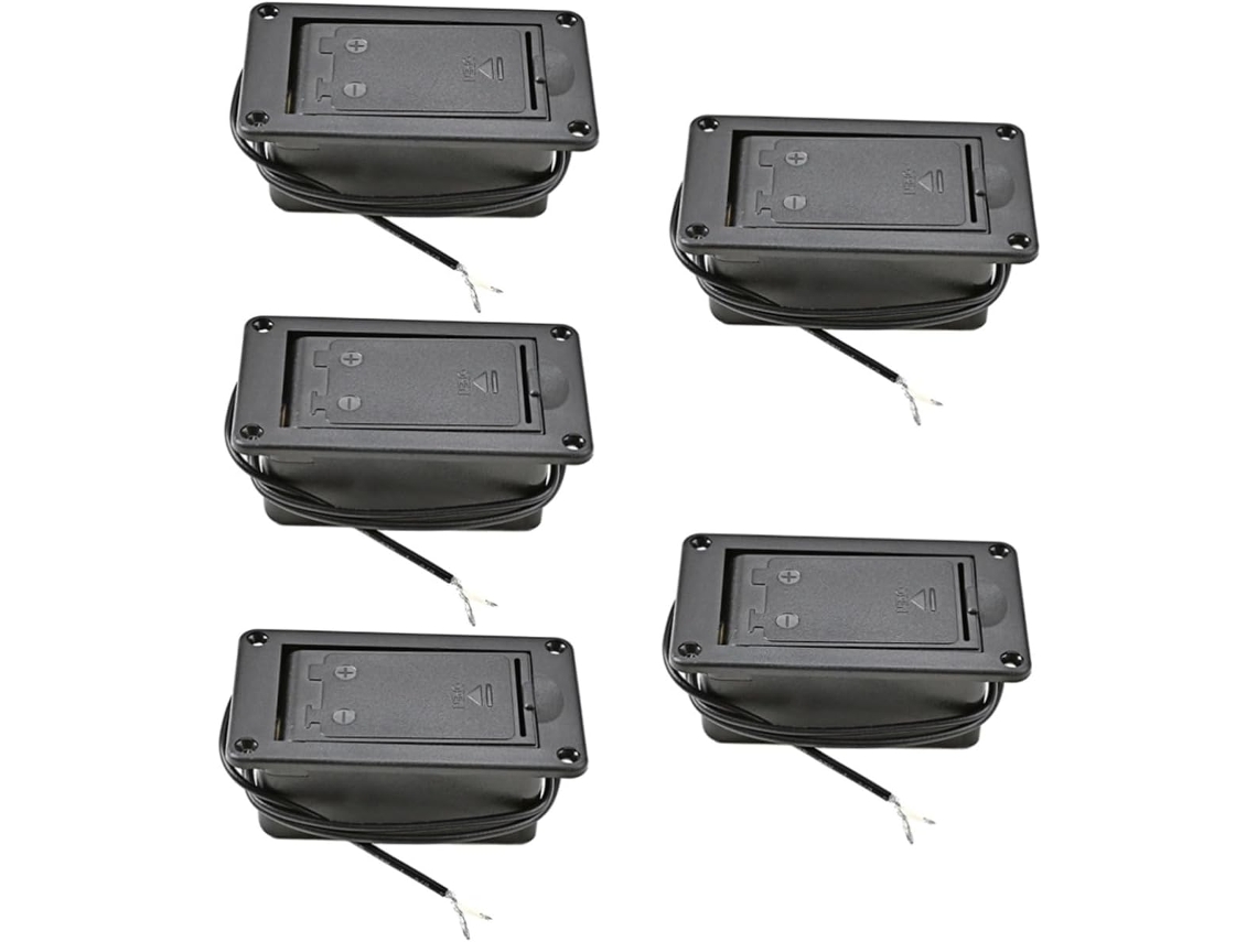 Estuches De 5 Piezas Con Compartimento Para Baterías De Guitarra Y Micrófonos.
