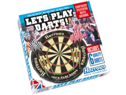 Placa de Cerdas Lets Play Darts Coloridoharrows