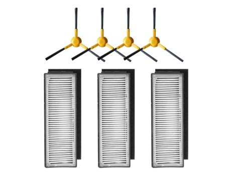 Kit de acessórios para filtros de limpeza ecovacs deebot n78 pro escovas laterais