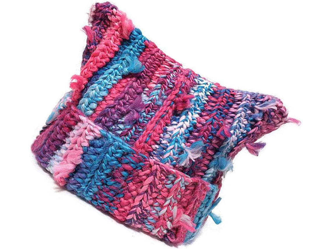 Gorro Con Estampado Animal, Estilo Gótico, Elástico, Cómodo, Encantador Para Clima Frío, Gorro En