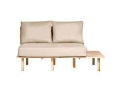 Sofá de 2 plazas BELIANI Salo de Poliéster Beige 155x104x74