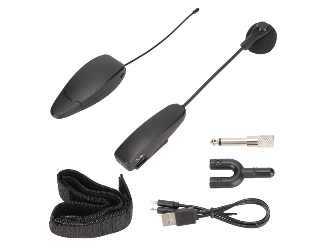 Micrófono Inalámbrico Para Instrumentos, Giratorio 360°, Captura De Sonido Para Saxofón, Violonchelo, Trompeta Y Clarinete.