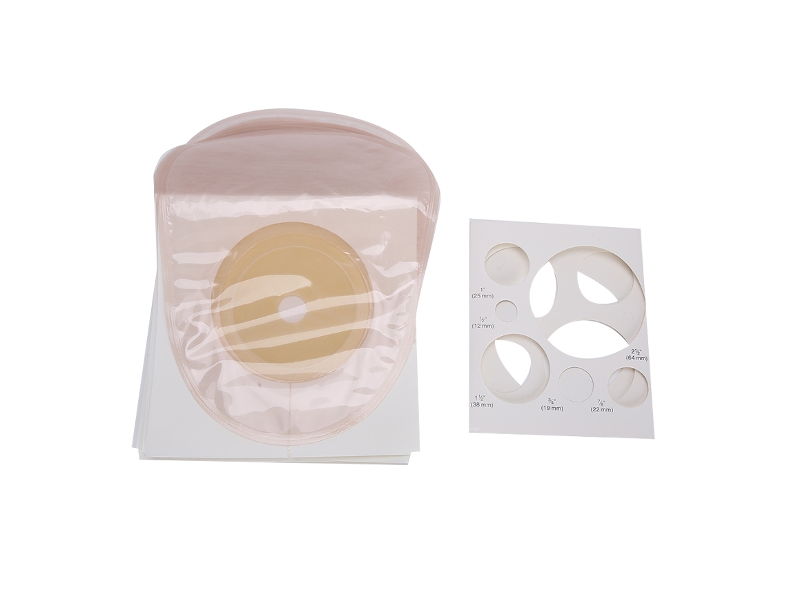 KOFIHETY Bolsas de ostomía desechables con bolsa drenable en una pieza para cuidado del estoma de colostomía