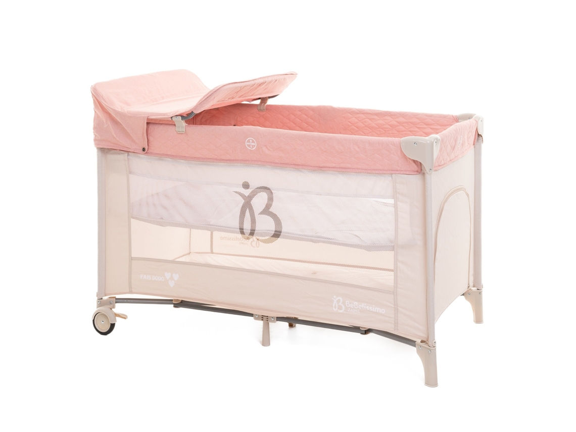 BEBELISSIMO Cuna de Viaje Fais Dodo Rosa
