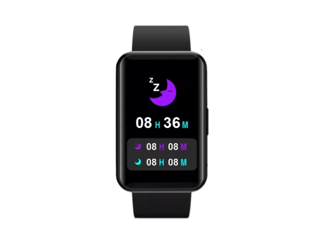 Reloj inteligente Giyopower Blackview R5 con esfera negra y correa de TPU de 40 mm para bicicleta eléctrica