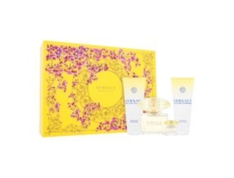VERSACE - Yellow Diamond Gift set EDT 90 ml, body lotion 100 ml, shower gel 100 ml and miniature EDT 5 ml 90ml