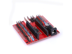 2026as-placa De Expansión Terminal Adapter Con 14 Pines I/o 8 Analógicos 6 Pwm 3.3v Output Servo Power Input