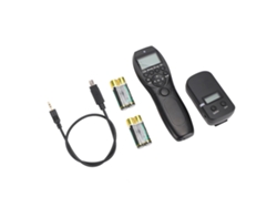 Control remoto inalámbrico para obturador de cámara con temporizador.