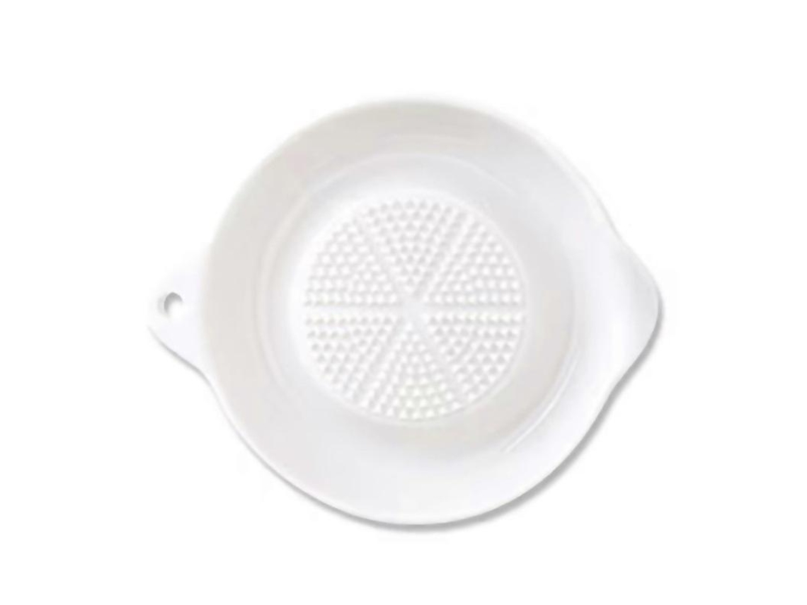 Prensa de ajos de cerámica, machacador de porcelana, molinillo manual para ajo, jengibre y zanahorias, Gri Branco Rosewell Kitchen