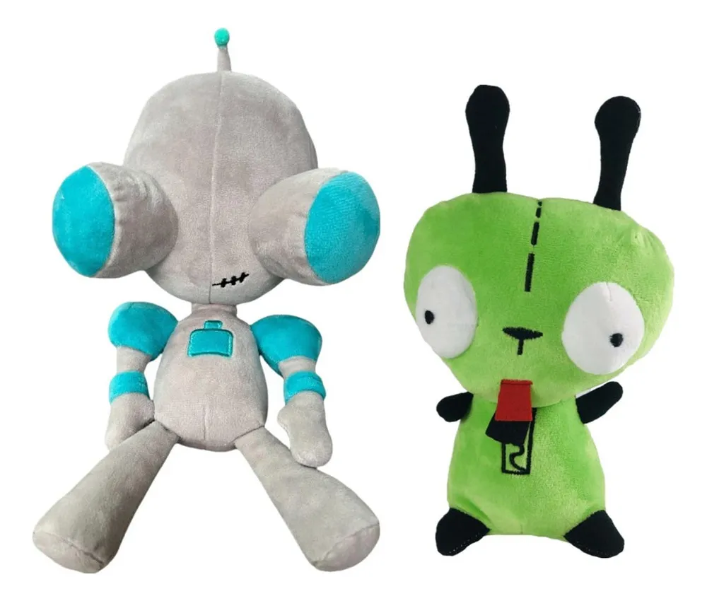 2 piezas de peluche de Invasor Zim Plushvayotoy