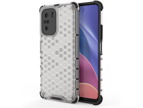 Funda Xiaomi Redmi K40/K40 Pro/K40 Pro Plus/Poco F3 LMOBILE Honeycomb Armor (Transparente)