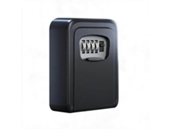 Caja De Llaves Chrui Capacidad 5 Llaves 12x10x5.2cm (negro)