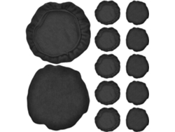 Lote De 12 Piezas De Coussinets Oreillettes Souples Y Extensibles Tissu Pour Écouteurs Circum-auriculaires