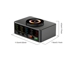 Cargador 140w Gan Pd Cargador Rápido Estación De Carga Usb Multipuerto De Escritorio
