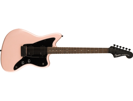 Fender contemporary active jazzmaster hh laurel fingerboard black pickguard shell pink pearl