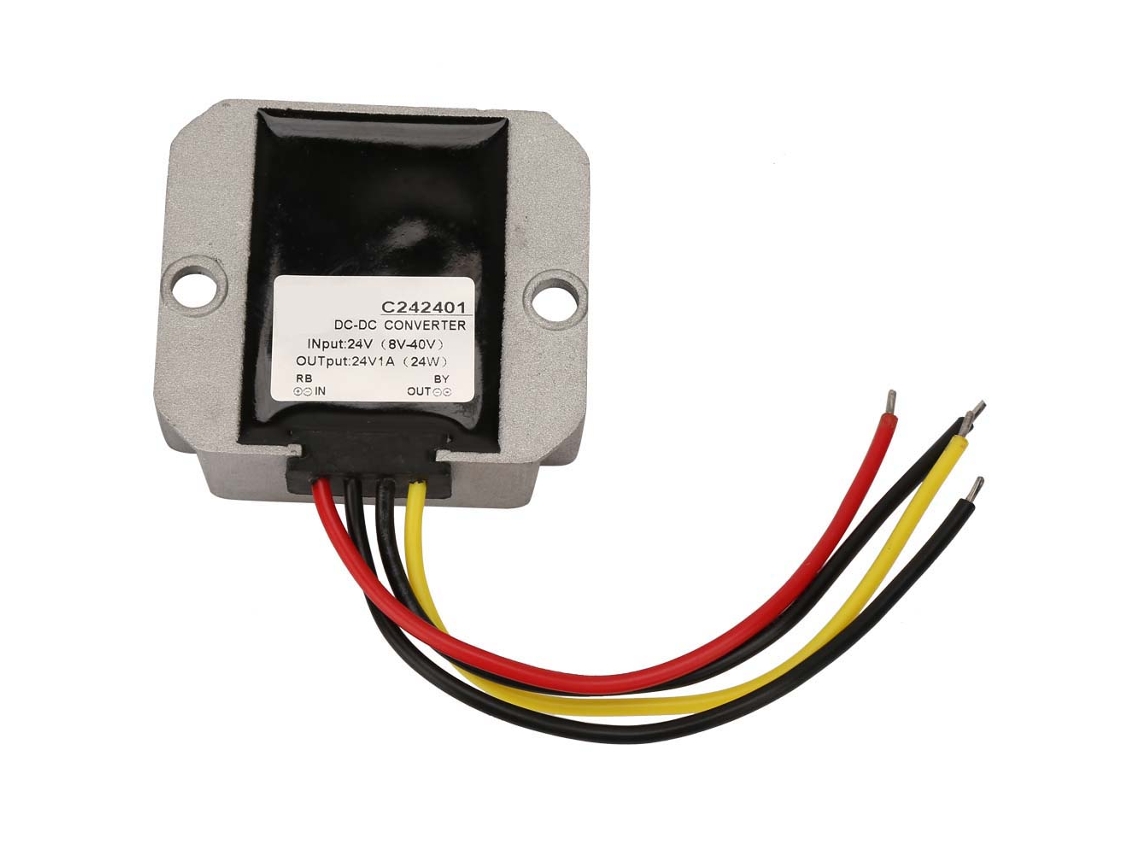 Módulo Regulador De Voltaje Conversor Step Up Down Boost Buck 8-40v A 24v 1a
