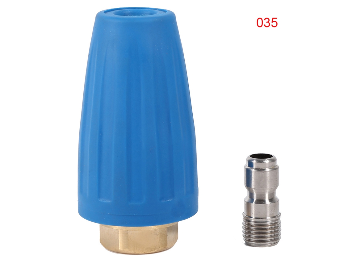 Boquilla Turbo Giratoria Para Hidrolavadora De Alta Presión De 3000 Psi, Conexión Rápida De 1/4", 3.5 Gpm.