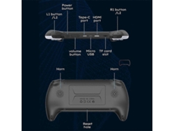 Consola de juegos GOKOCO Project X de 4,3 pulgadas y 8 GB, portátil, compatible con emuladores de PS1 y MAME GB.