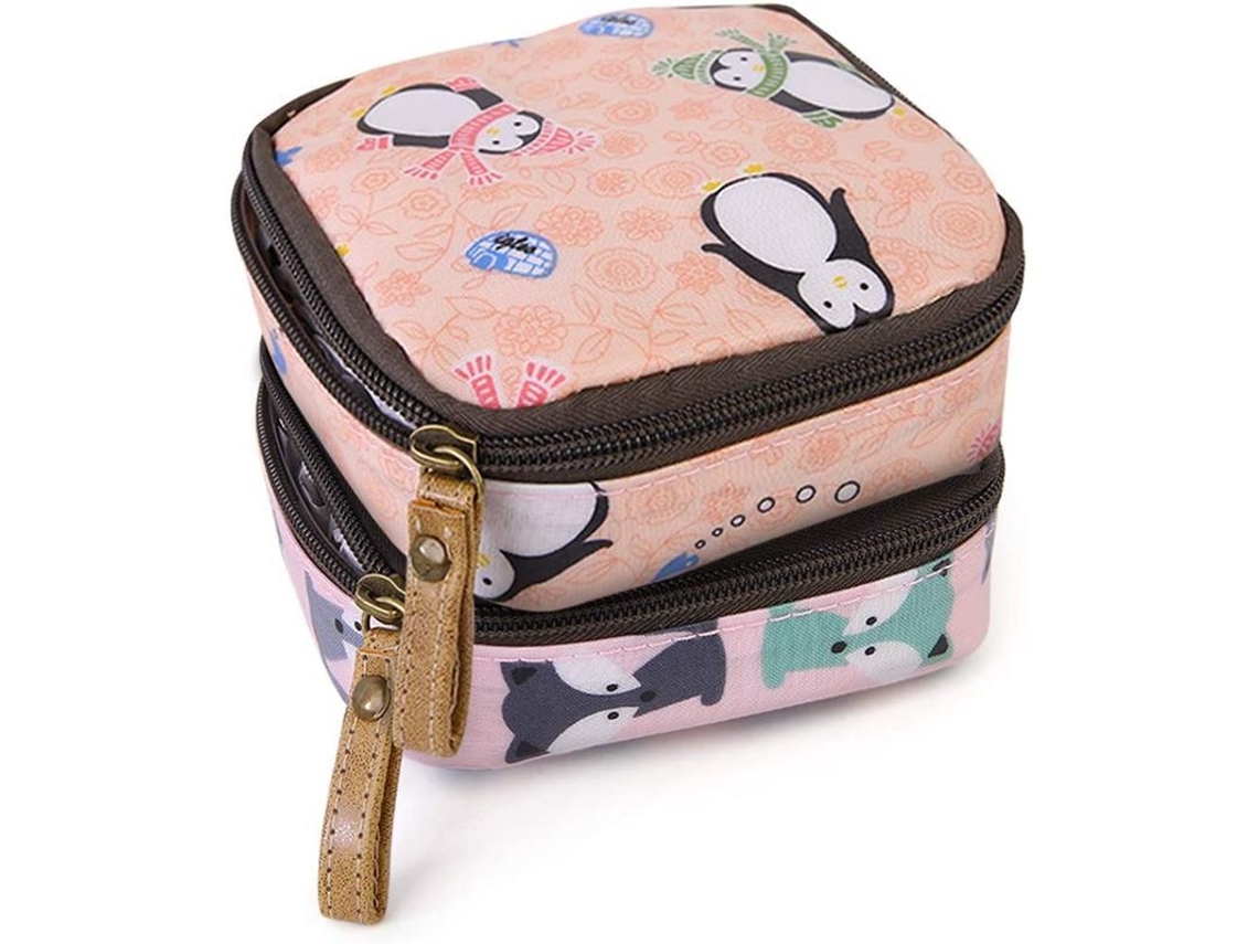Bolsa De Almacenamiento Para Compresas Y Copa Menstrual, 2 Piezas De Malla De Algodón Reutilizable