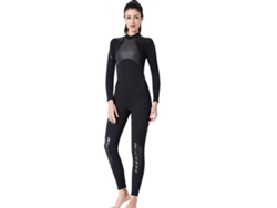 Traje de neopreno de 3 mm para mujer y hombre con manga larga para natación, surf y kayak