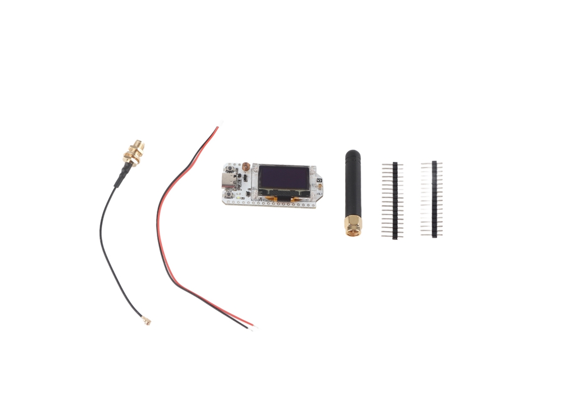 Placa De Desarrollo Sx1276 Esp32 Chip Módulo Transceptor Antena Wifi Lora Nodo 868‑915