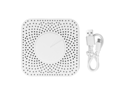 Medidor De Calidad Del Aire Tuya Wifi Con Aplicación, Hcho, Voc, Co2, Pm2.5, Temperatura, Humedad, 5 V Cc